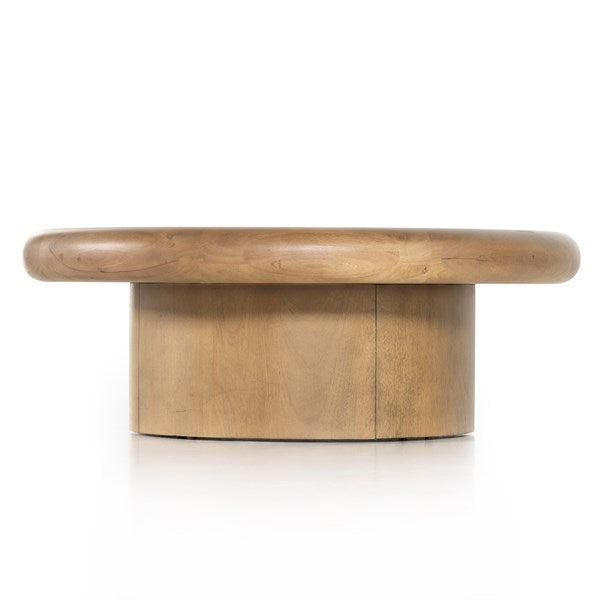 Zach Coffee Table-Burnished Parawood