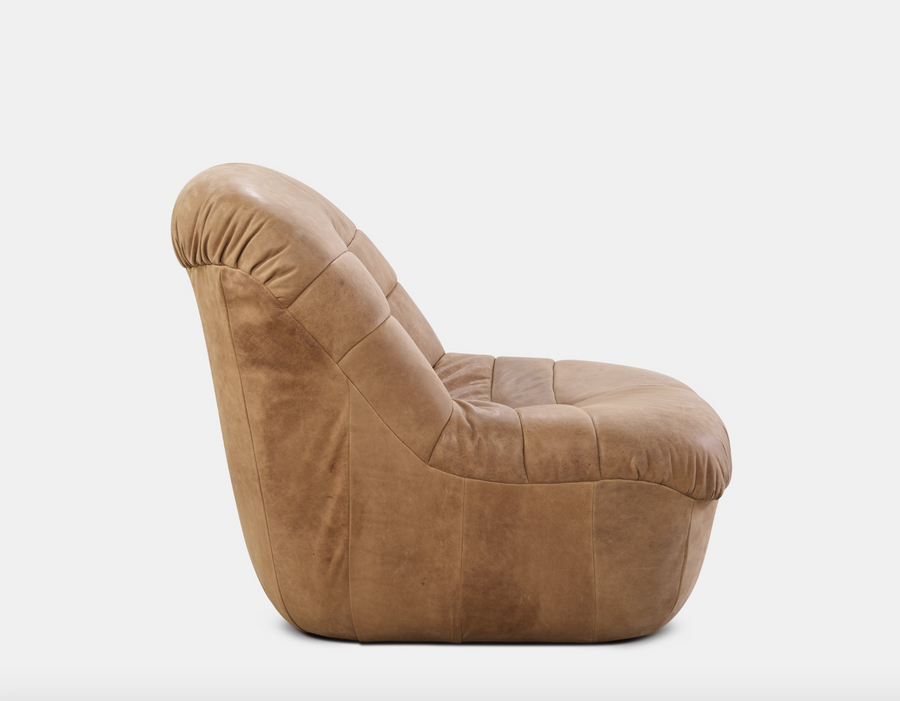 Puppy Swivel Chair Valor Badger Leather