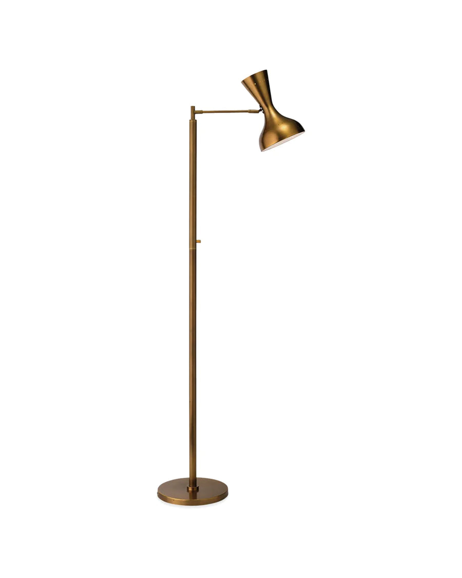 Pisa Floor Lamp Antique Brass