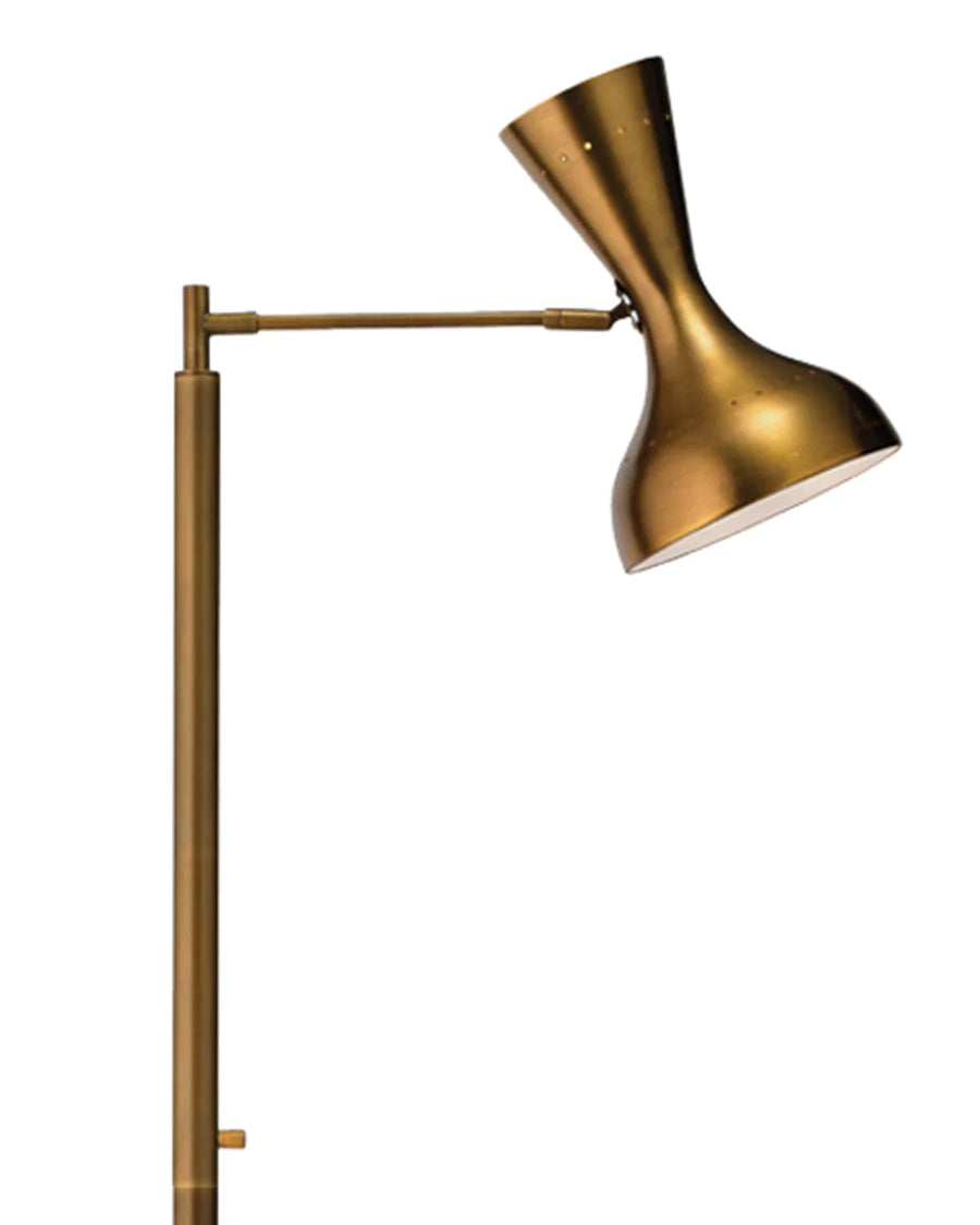 Pisa Floor Lamp Antique Brass