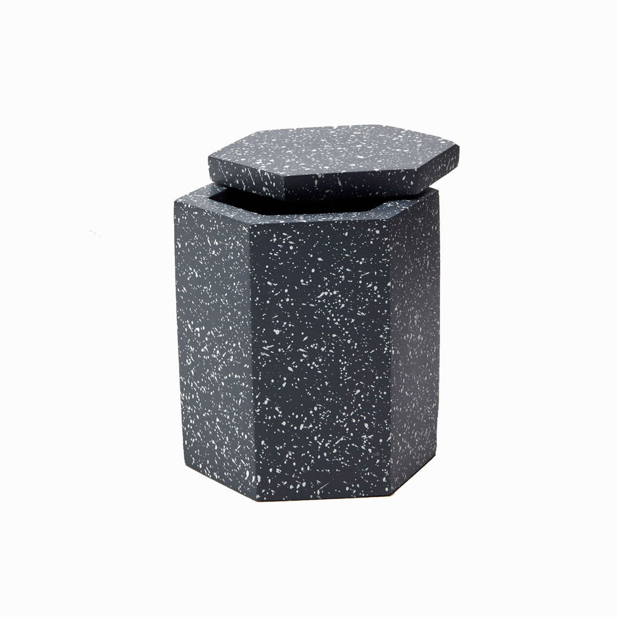 Speckled Slate Cement Bath Accessories