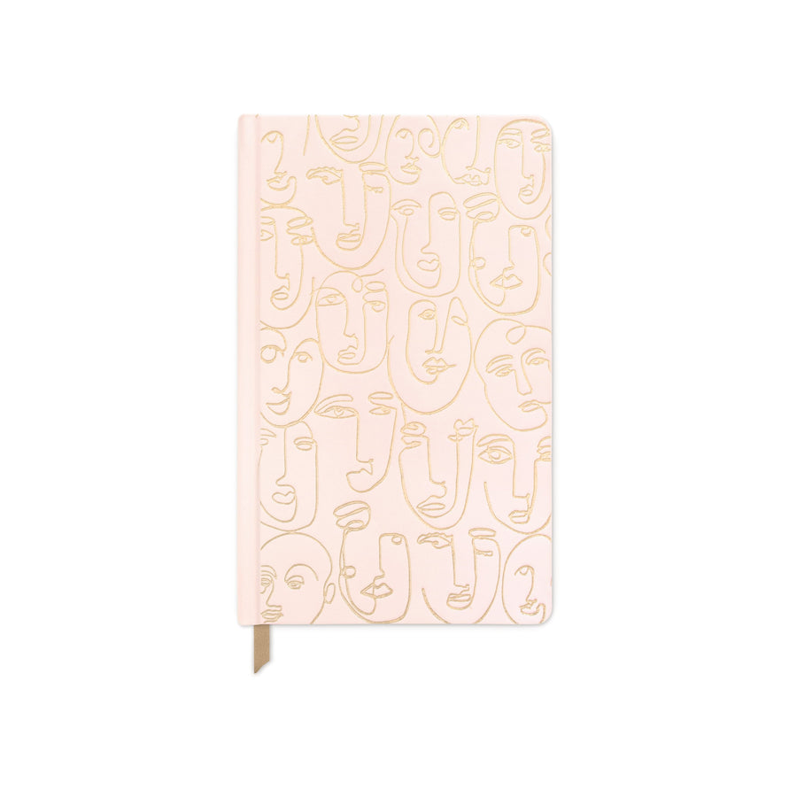 Blush Faces Cloth Notebook