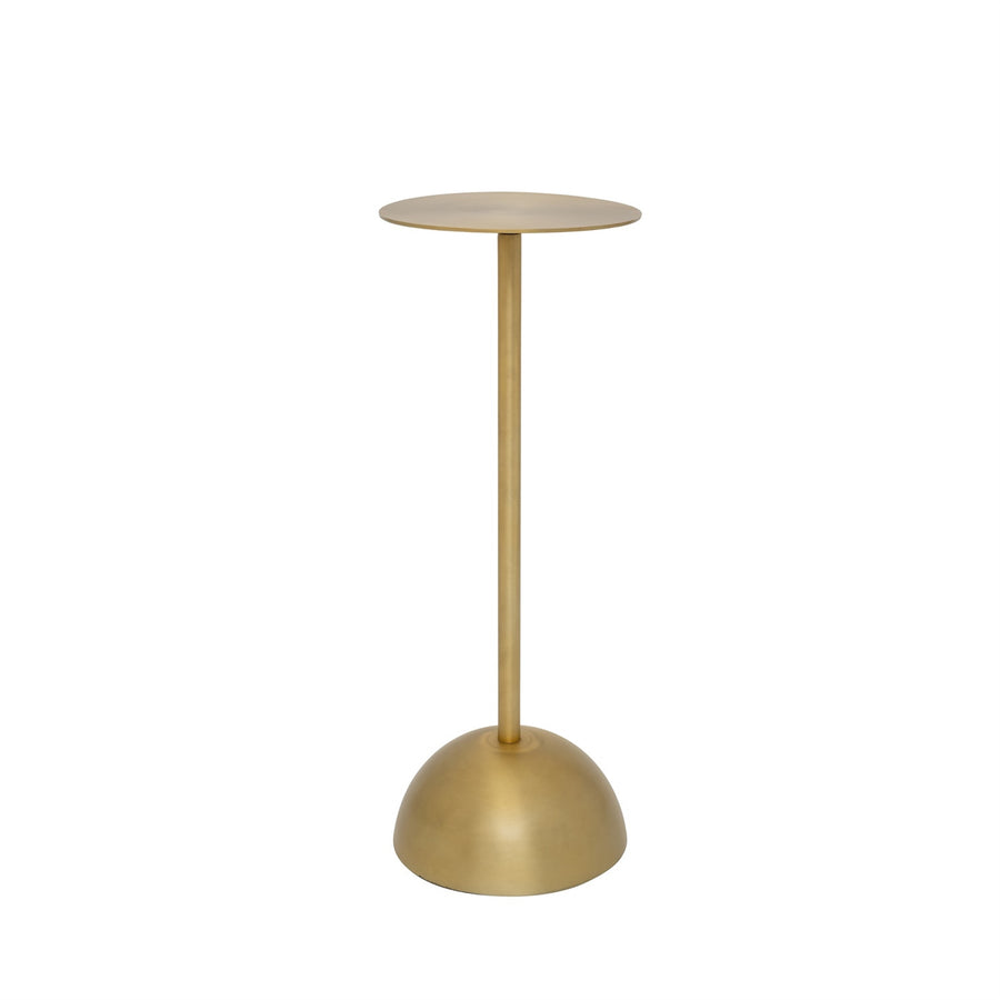 Brushed Gold Drink Table