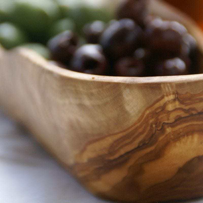 Olive Wood Oval Dish Large