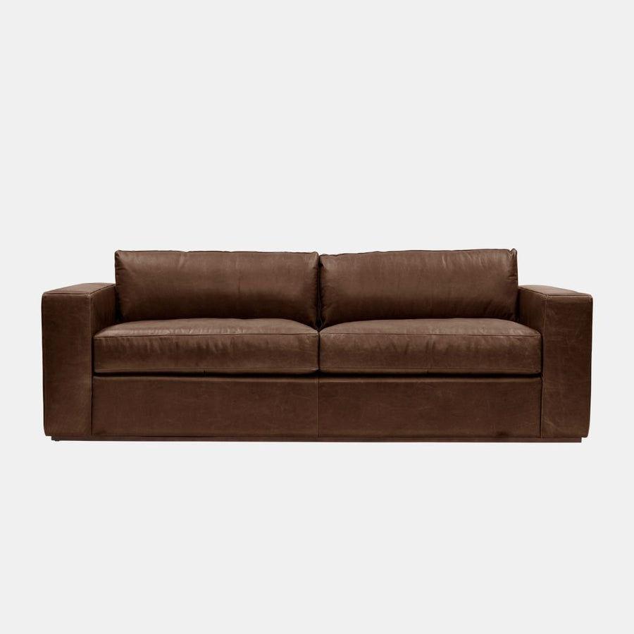 Bolo Plume Gravel Leather Sofa