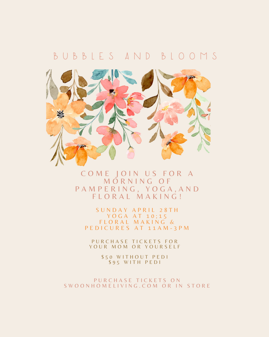 Bubbles and Blooms Event Brunch and Yoga
