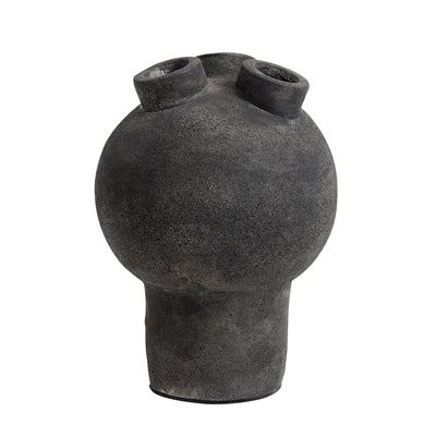 Vase Crop ST Dark Grey