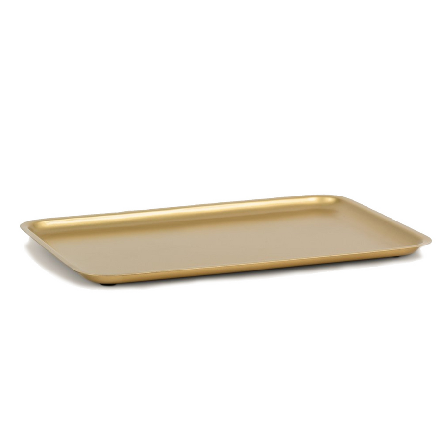 Gold Good Morning Serving Tray