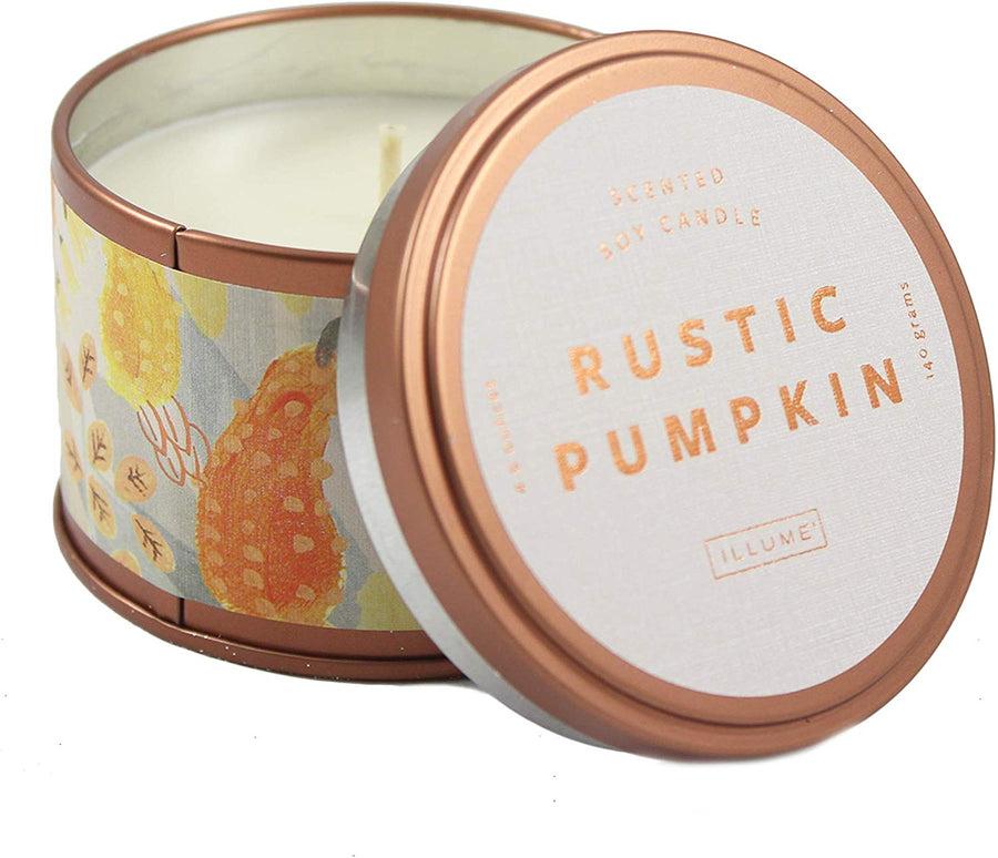 Rustic Pumpkin Autumnal Tin