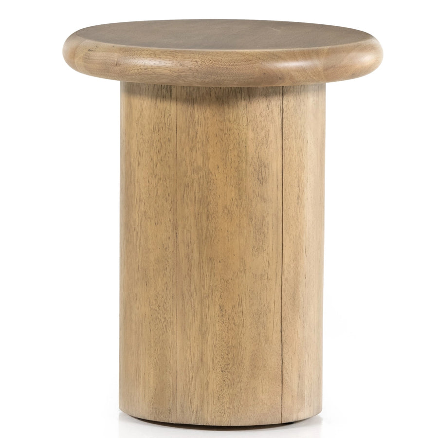 Zach End Table Burnished Parawood