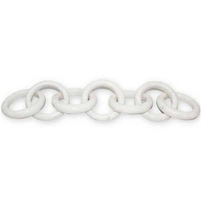 White Marble 7 Links Chain