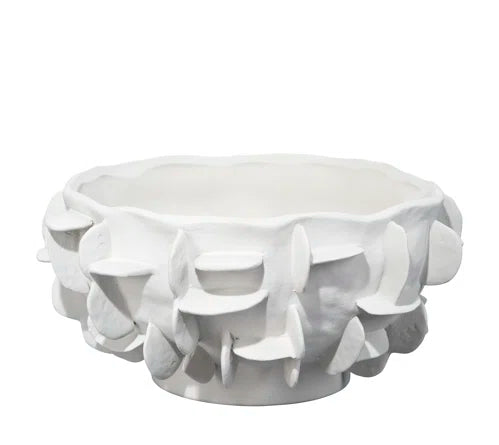Helios Bowl White Ceramic