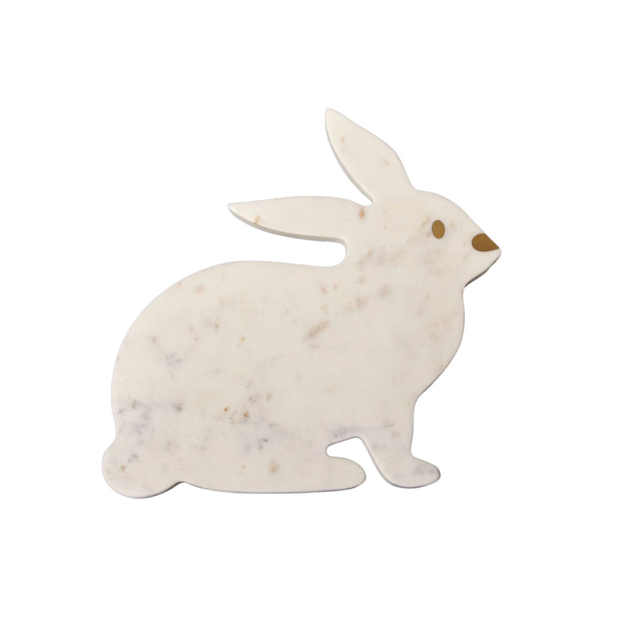 White Marble Bunny Board
