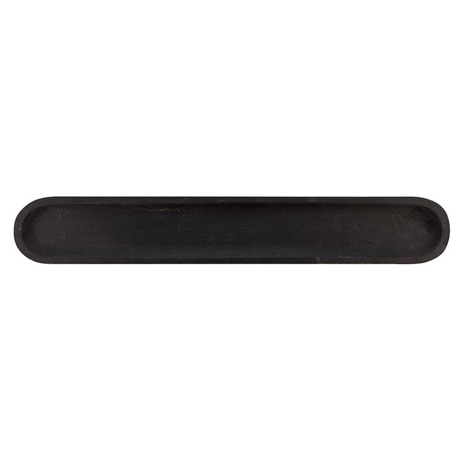 Black 12" Paulownia Wood Baguette Board