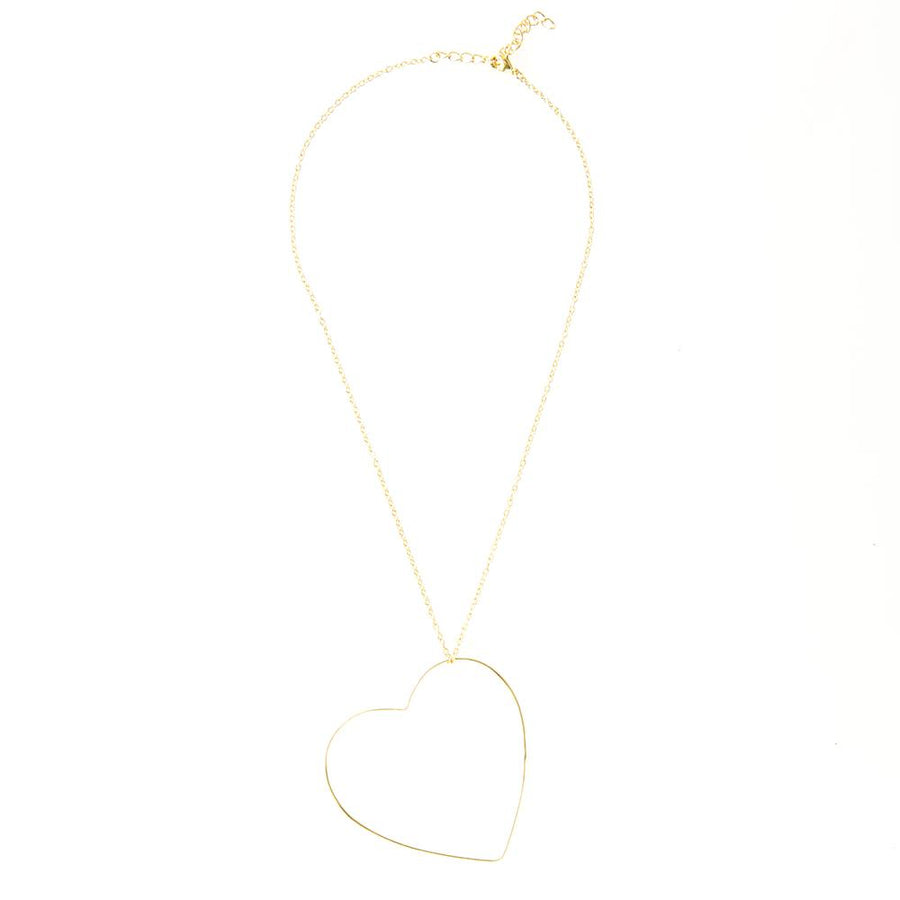 Heart Wire Necklace