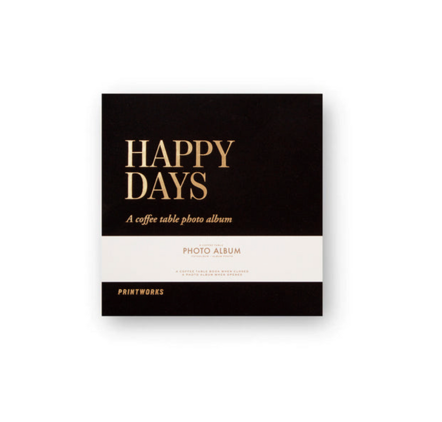 Happy Days Photo Album Black Small