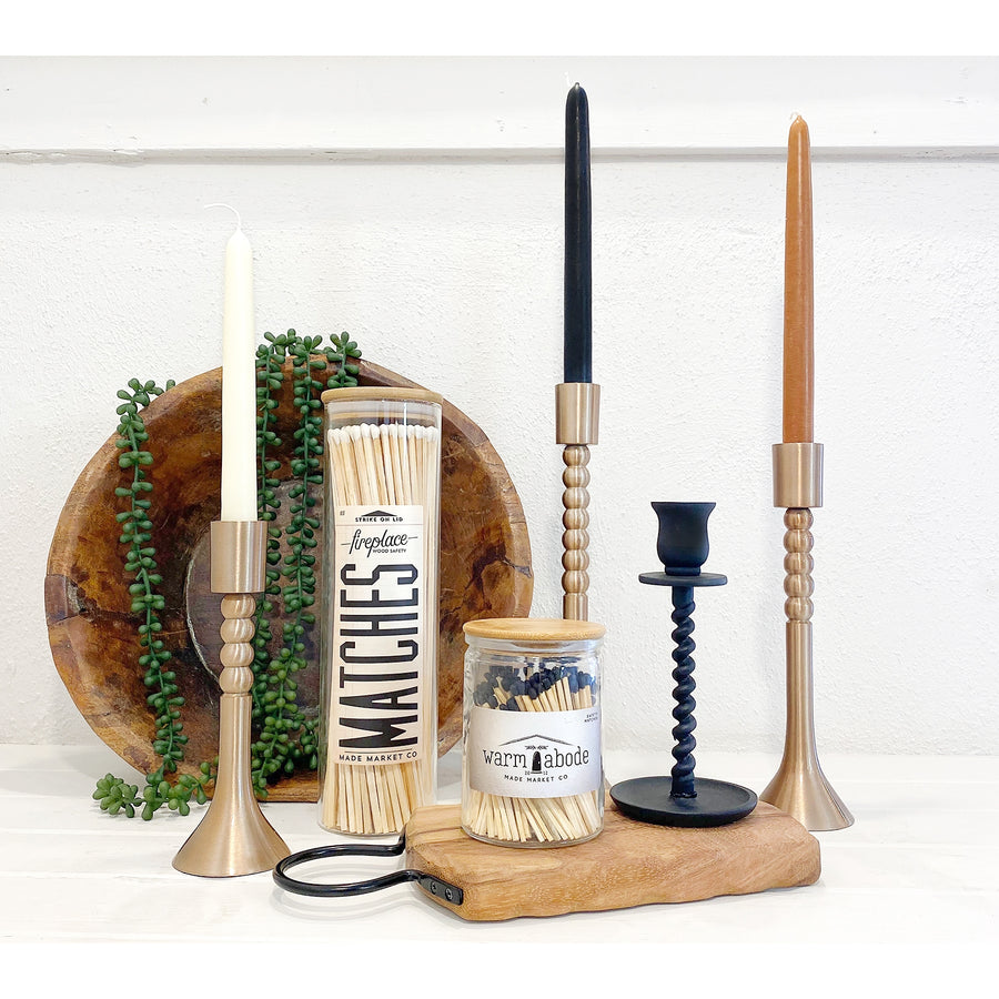 White Fireplace Apothecary Matches