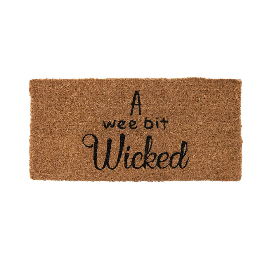 A Wee Bit Wicked Doormat