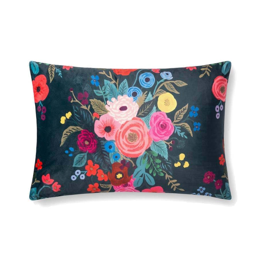 Midnight Floral Pillow