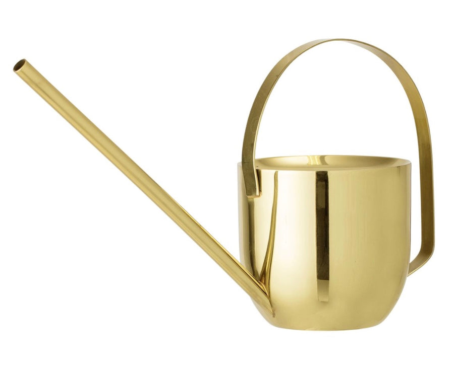 Round Gold Watering Can