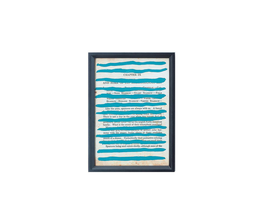 Small Abstract Wood Framed Art