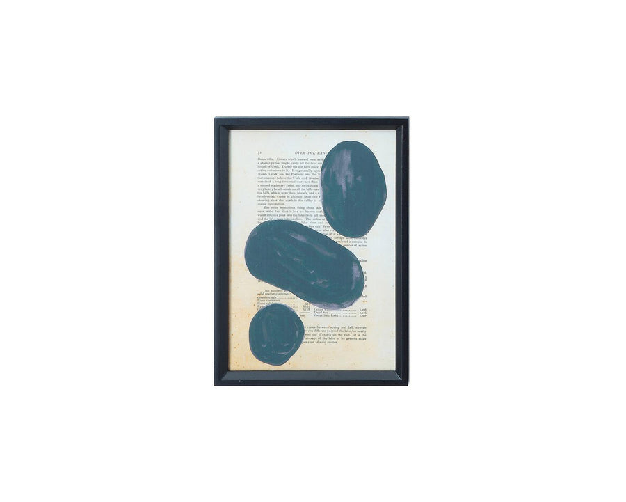 Small Abstract Wood Framed Art