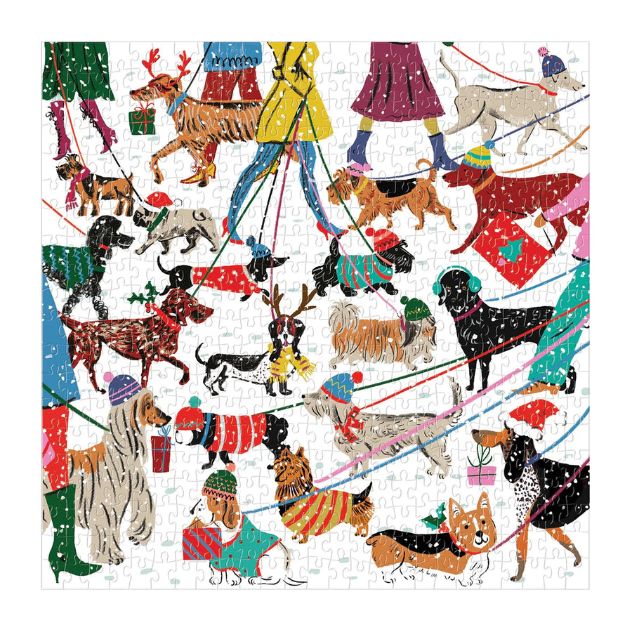 HOL Puzzle 500 Winter Dogs