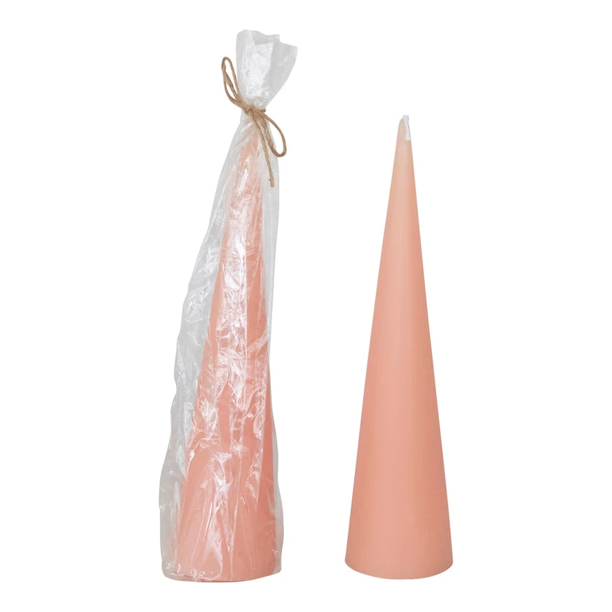 10" Pink Tree Shaped Candle